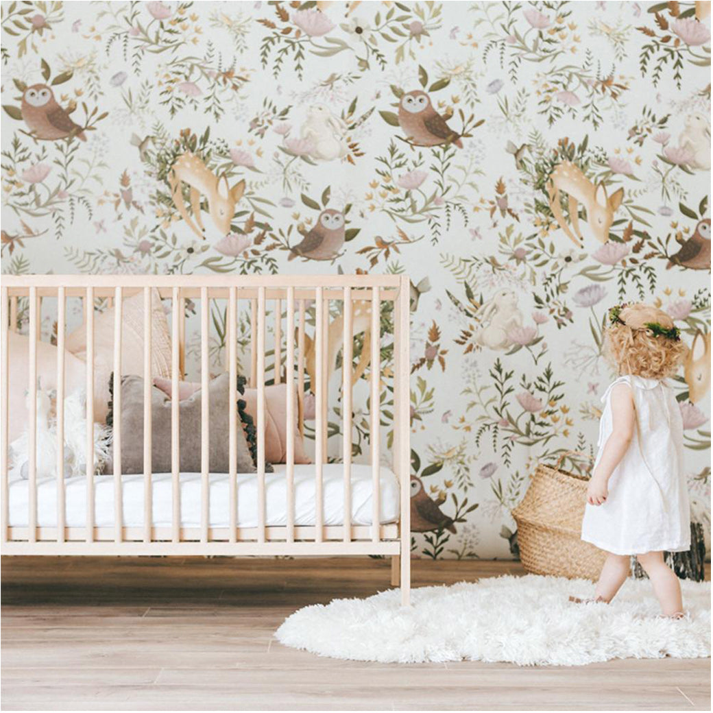 Anewall Oh Deer Mural | Modern Nursery