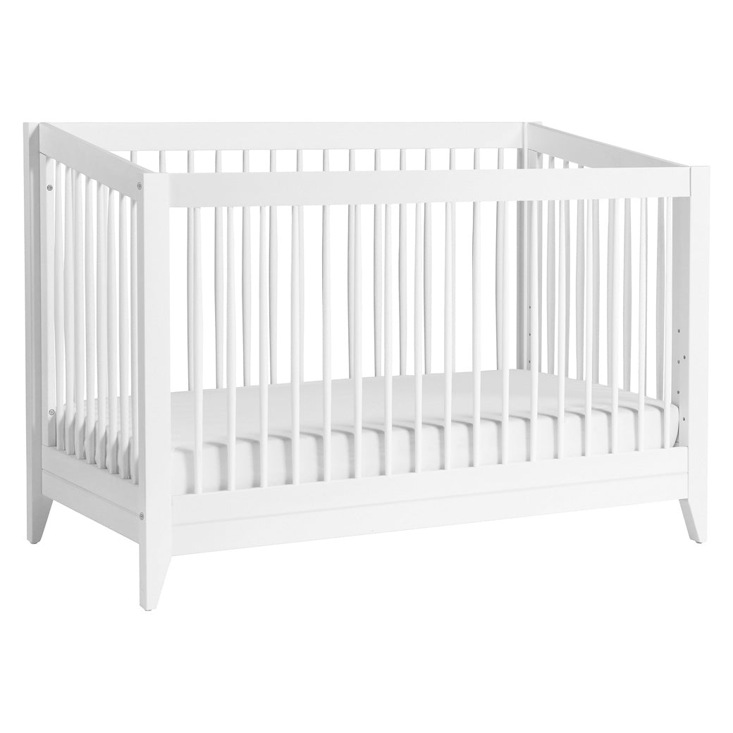 White crib cheap modern