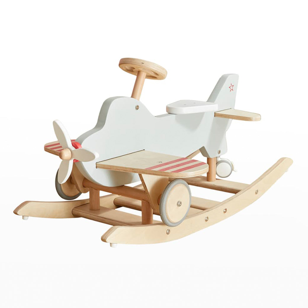 Wonder Wise Airplane Rocker Ride on Modern Nursery