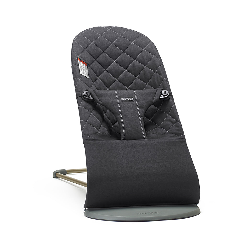 BabyBjorn Bouncer Bliss Black Woven Classic Quilt