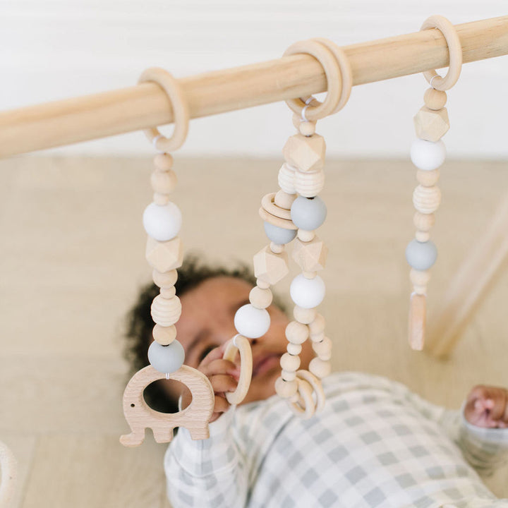 Wood Baby Gym + Toys