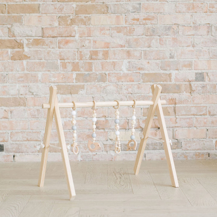 Wood Baby Gym + Toys