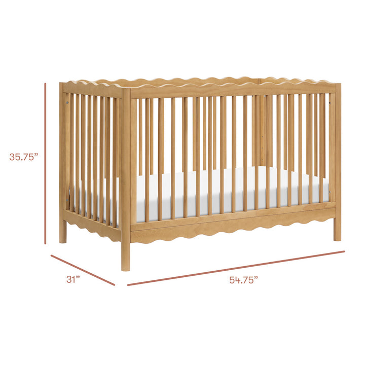 Swell 4-in-1 Convertible Crib with Toddler Bed Conversion Kit