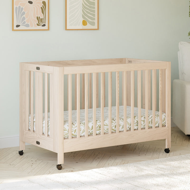 Maki Full-Size Folding Crib + Conversion Kit