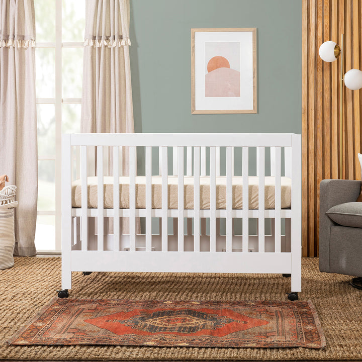 Maki Full-Size Folding Crib + Conversion Kit