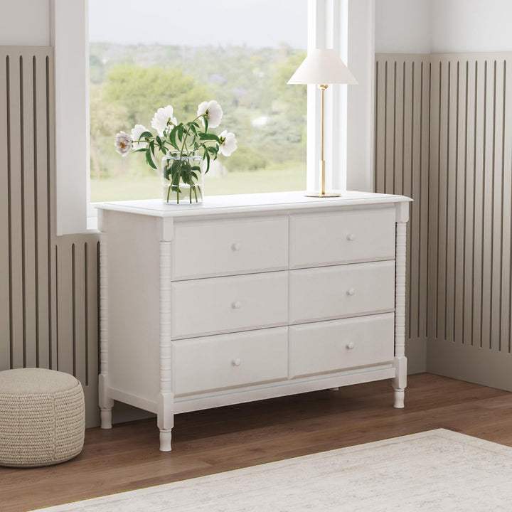 Jenny Lind Spindle 6-Drawer Dresser