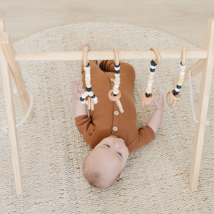 Wood Baby Gym + Toys