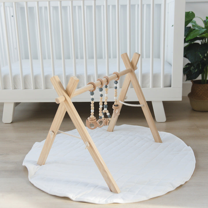 Wood Baby Gym + Toys