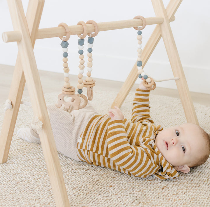 Wood Baby Gym + Toys