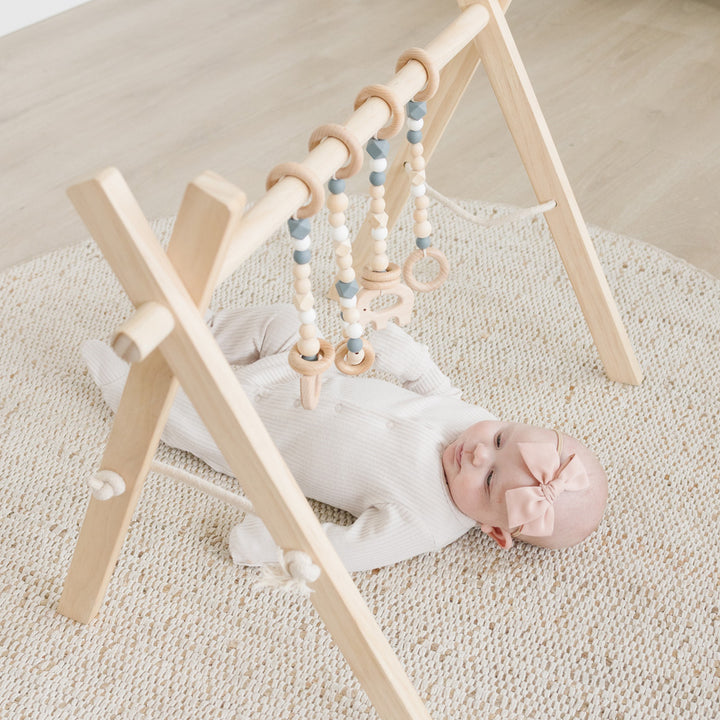 Wood Baby Gym + Toys