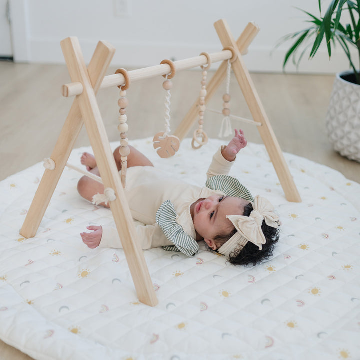 Wood Baby Gym + Toys