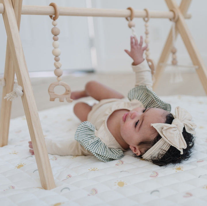 Wood Baby Gym + Toys