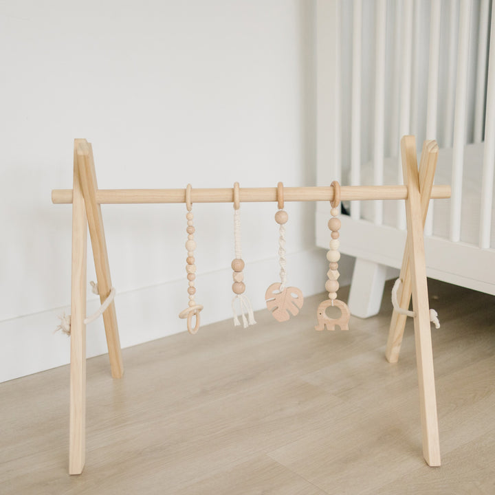 Wood Baby Gym + Toys