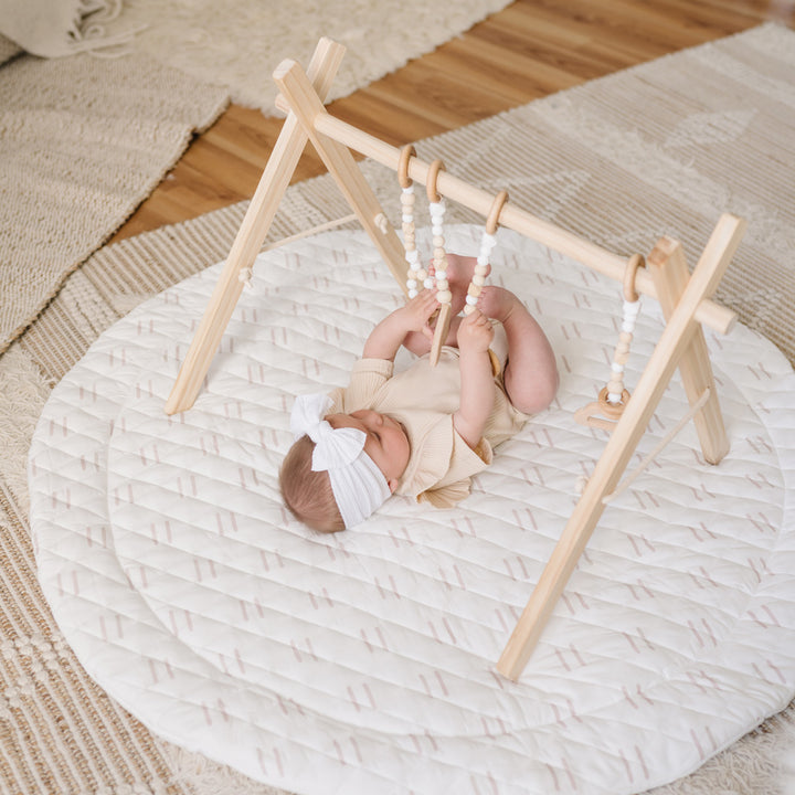 Wood Baby Gym + Toys