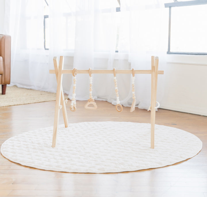 Wood Baby Gym + Toys