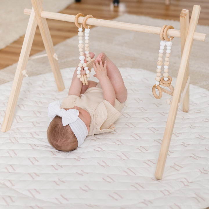 Wood Baby Gym + Toys