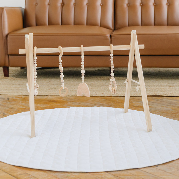 Wood Baby Gym + Toys