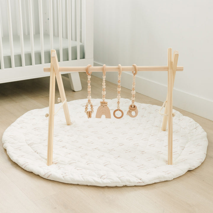 Wood Baby Gym + Toys