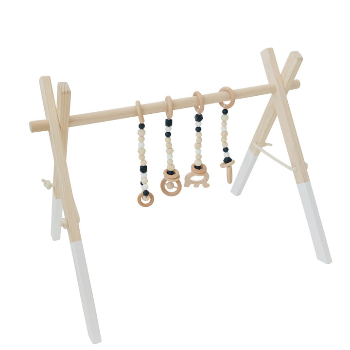 Wood Baby Gym + Toys