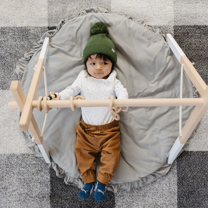 Wood Baby Gym + Toys