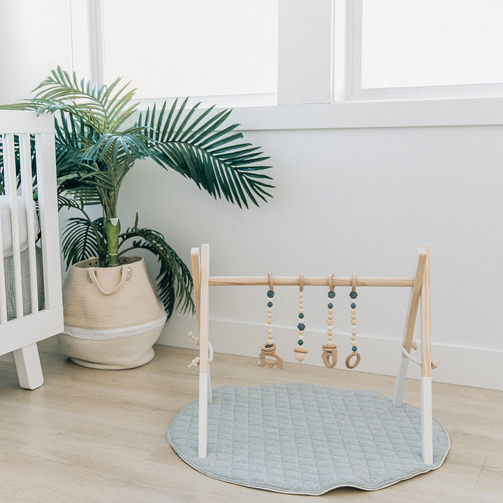 Wood Baby Gym + Toys