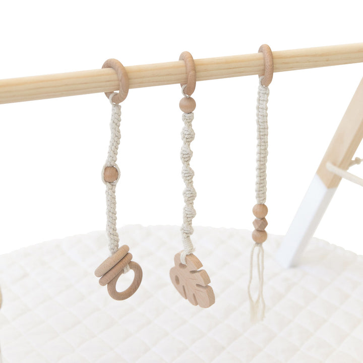 Wood Baby Gym + Toys