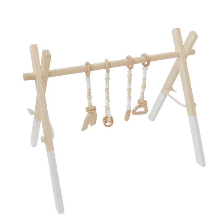 Wood Baby Gym + Toys