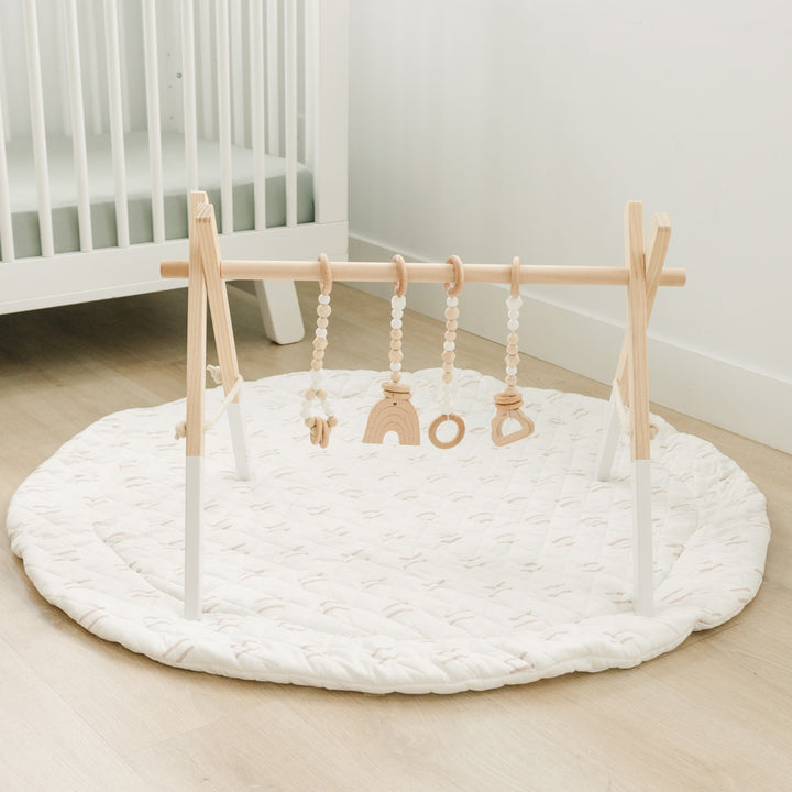 Wood Baby Gym + Toys