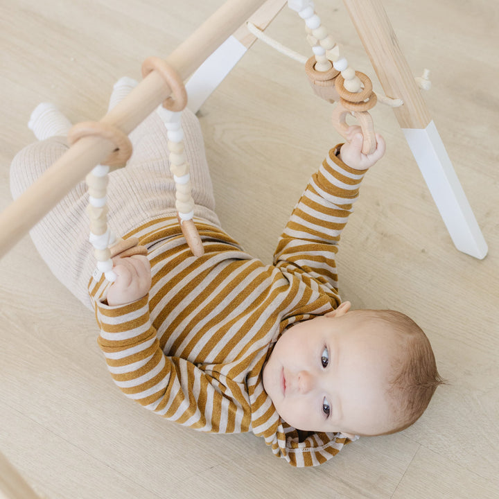 Wood Baby Gym + Toys