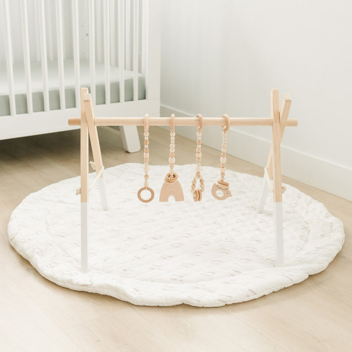 Wood Baby Gym + Toys