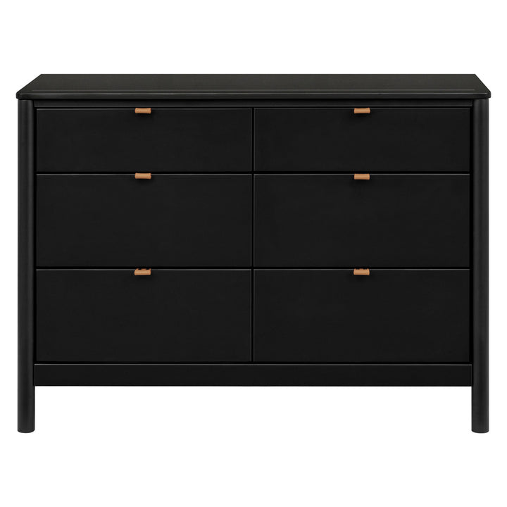 Front view of Babyletto Bondi 6-Drawer Dresser in -- Color_Black