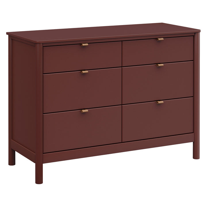 Babyletto Bondi 6-Drawer Dresser in -- Color_Crimson