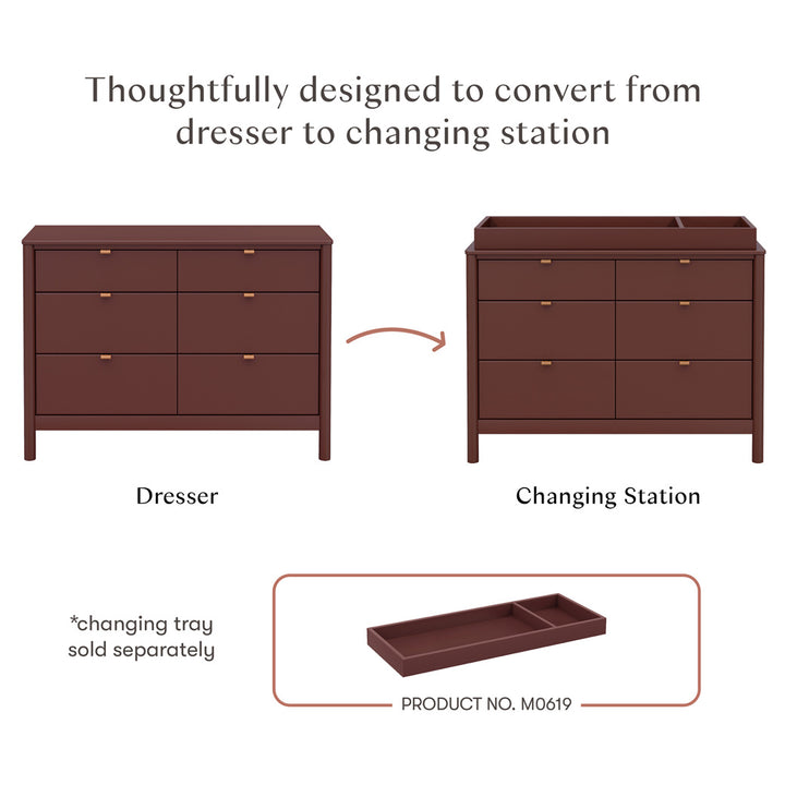 Bondi 6-Drawer Dresser