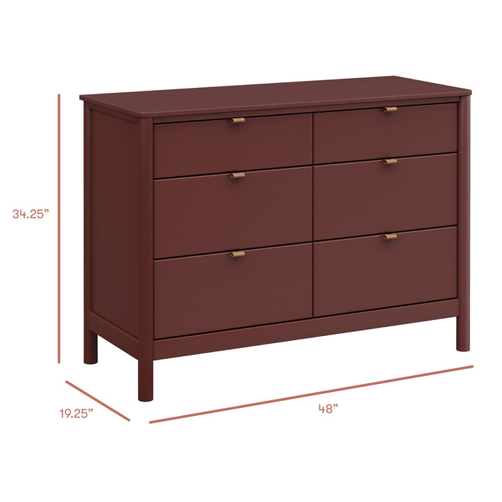 Bondi 6-Drawer Dresser