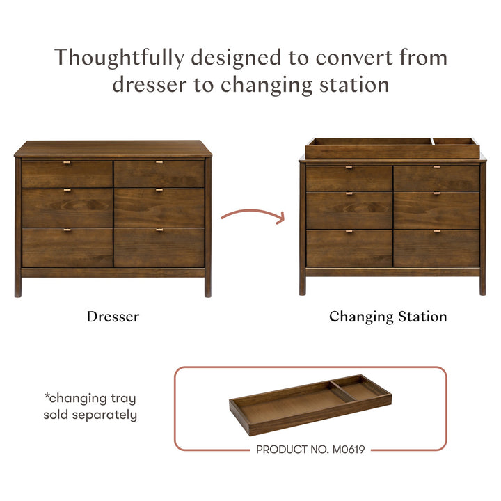 Bondi 6-Drawer Dresser