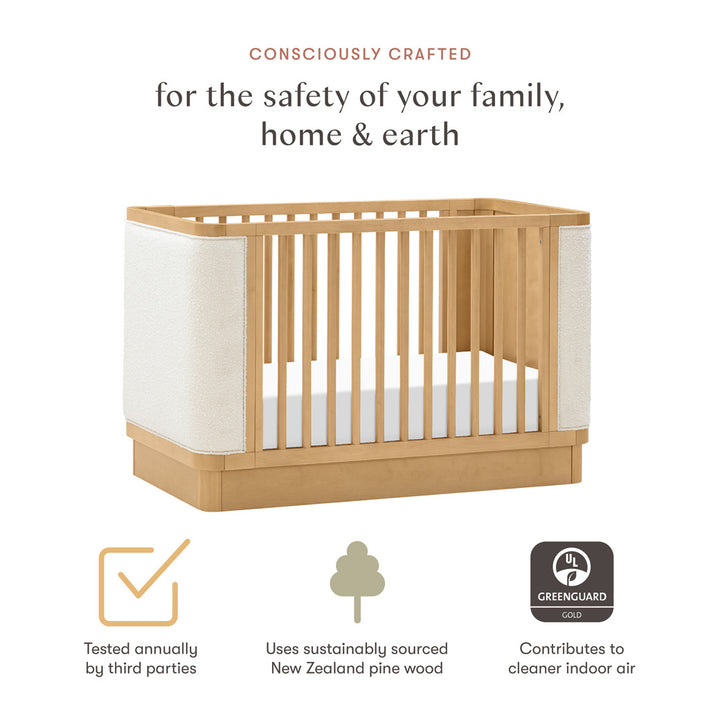 Bondi Boucle 4-in-1 Convertible Crib