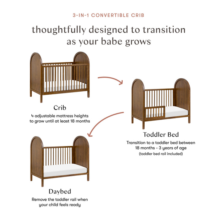 Bondi Cane 3-in-1 Convertible Crib