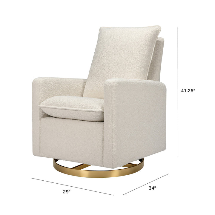 Cali Pillowback Swivel Glider