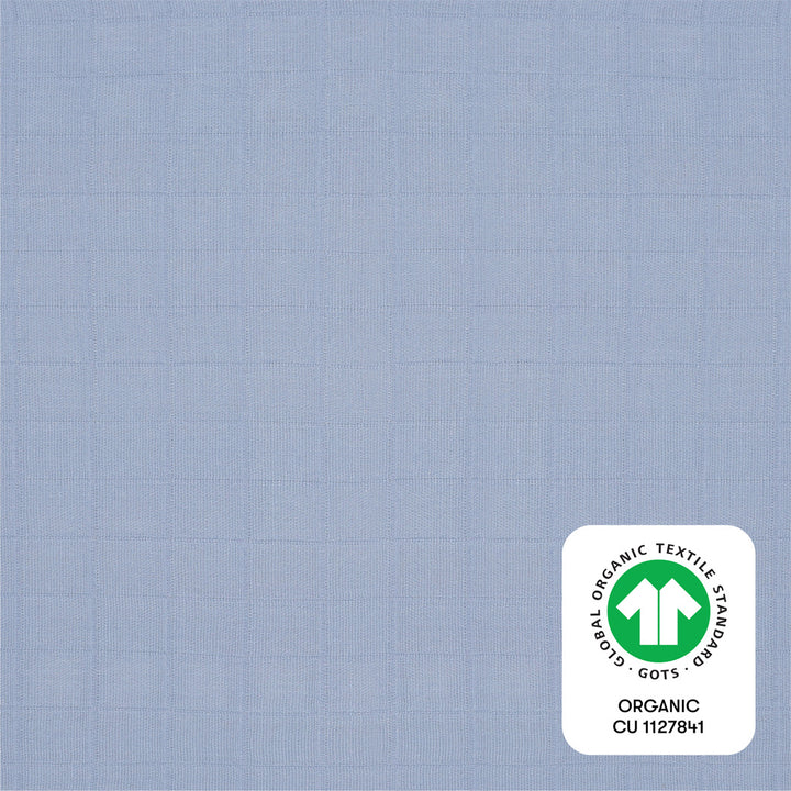 Crib Sheet In GOTS Certified Organic Muslin Cotton