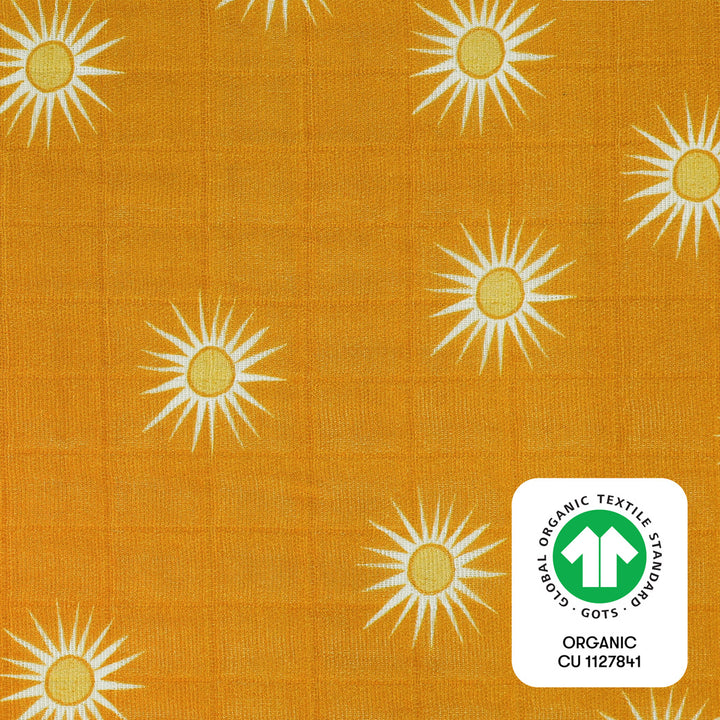 Crib Sheet In GOTS Certified Organic Muslin Cotton