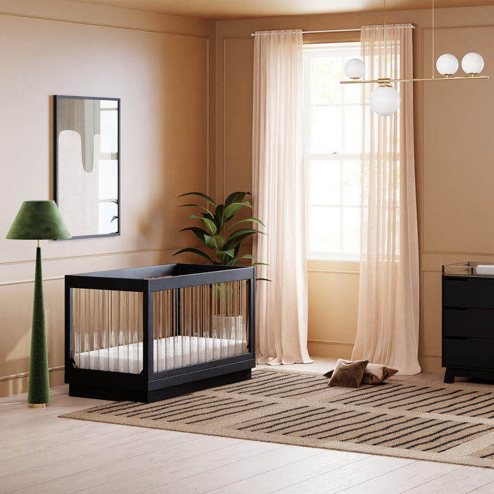 Harlow 3-in-1 Convertible Crib with Toddler Bed Conversion Kit