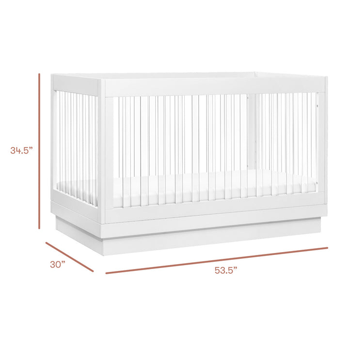 Harlow 3-in-1 Convertible Crib with Toddler Bed Conversion Kit