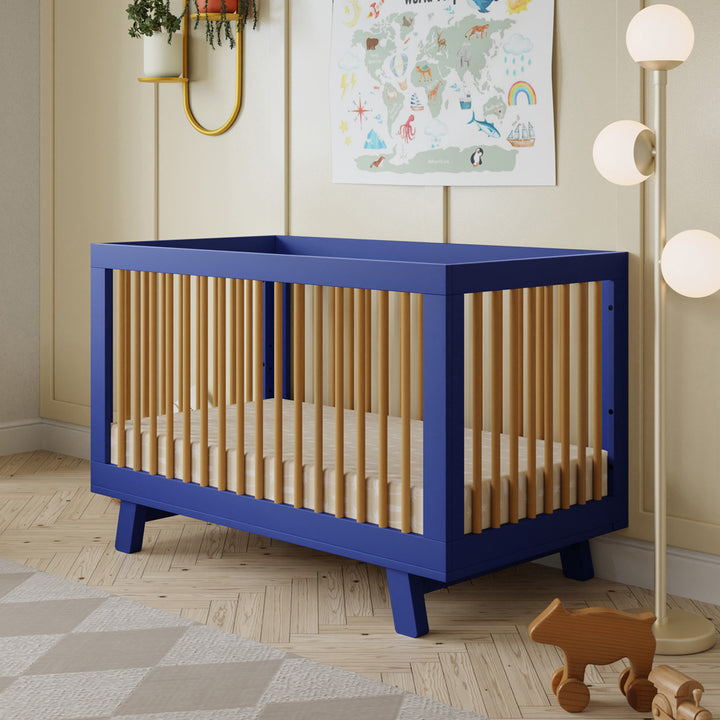 Hudson 3-in-1 Convertible Crib + Toddler Rail