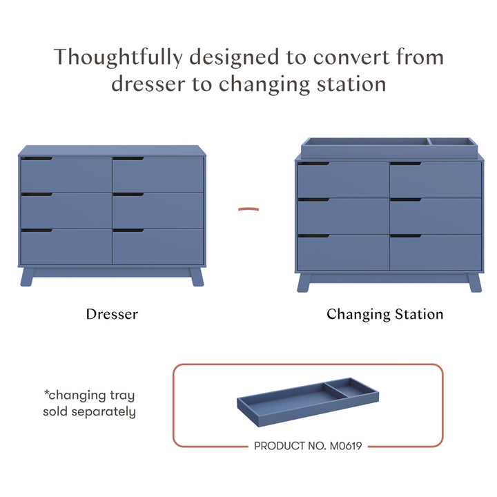 Hudson 6 Drawer Double Dresser