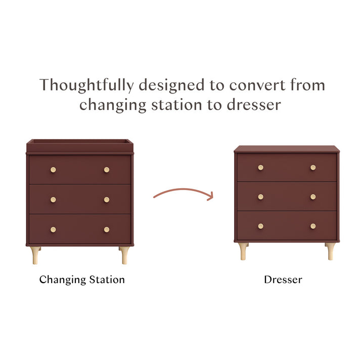 Lolly 3-Drawer Changer Dresser