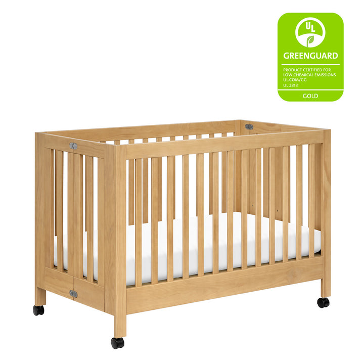 Maki Full-Size Folding Crib + Conversion Kit