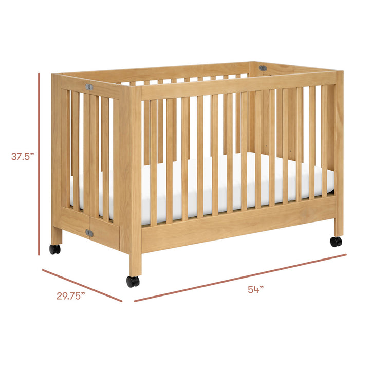 Maki Full-Size Folding Crib + Conversion Kit