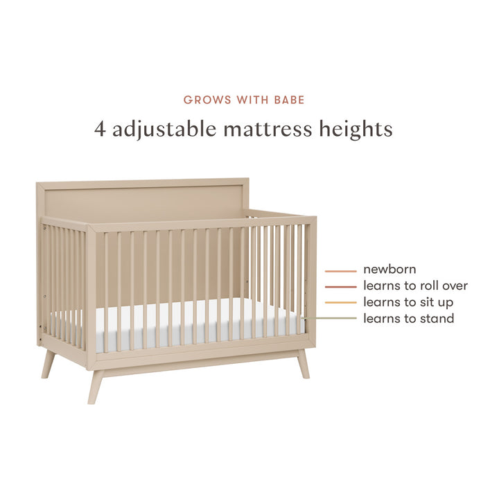 Palma 4-in-1 Convertible Crib + Toddler Bed Conversion Kit