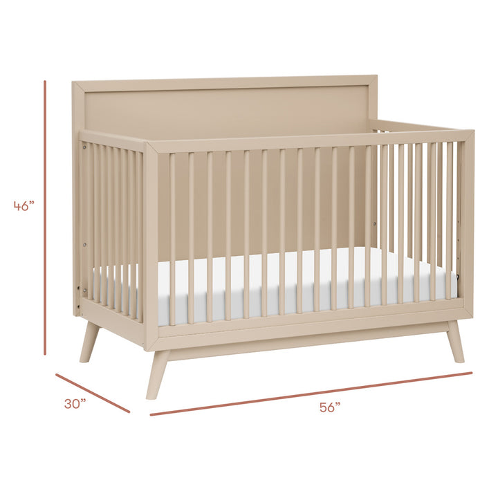 Palma 4-in-1 Convertible Crib + Toddler Bed Conversion Kit