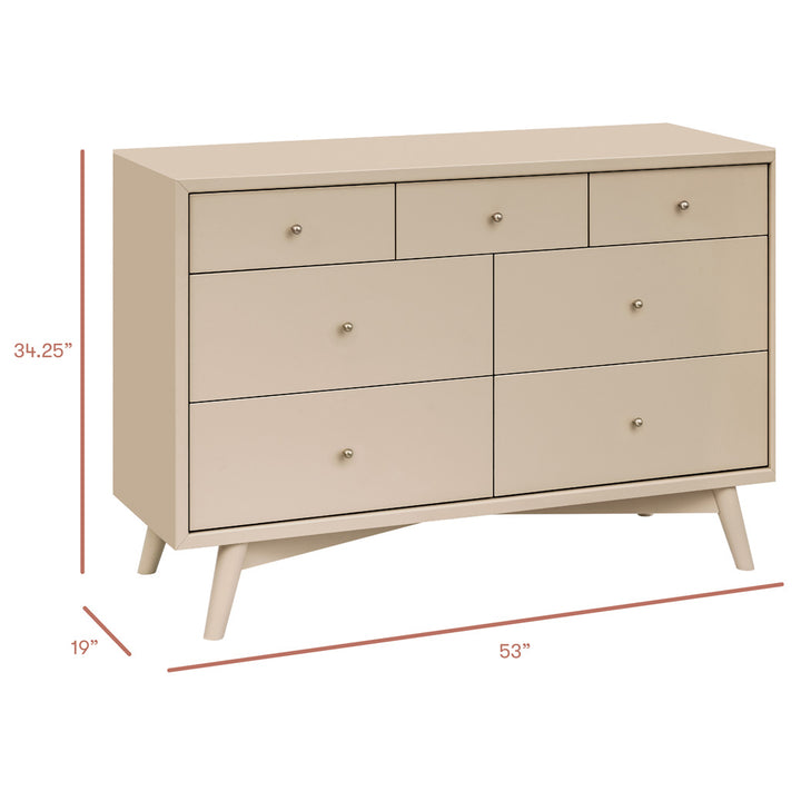 Palma 7-Drawer Assembled Double Dresser